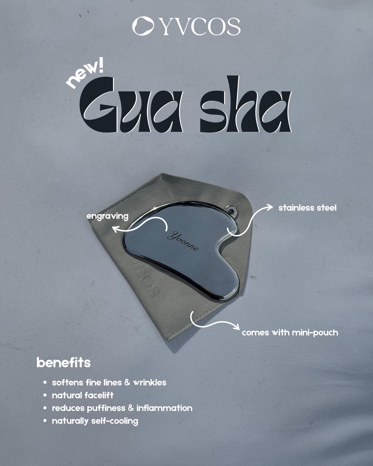 Yv Stainless Steel Gua Sha